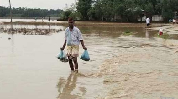৮ নদীর পানি বেড়ে চলেছে, ৩ জেলায় বন্যার আশঙ্কা প্রবল